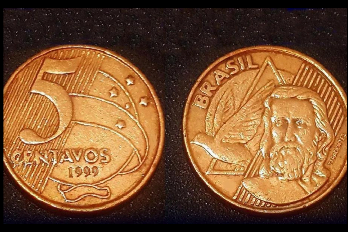 De última hora: Moedas de 5 centavos podem chegar a incríveis R$ 400 e brasileiros festejam