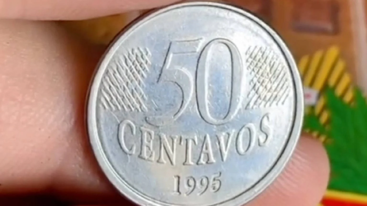 Moeda de 50 centavos pode valer até R$600, 1.200x mais o seu valor facial