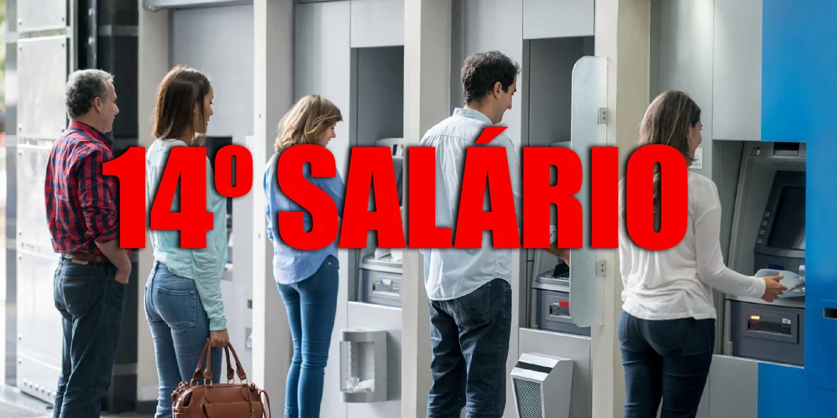 Pagamento do 14º salário.