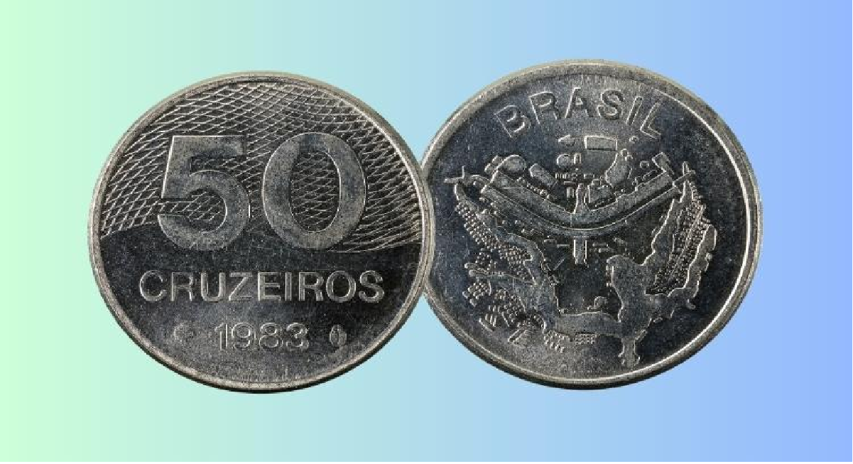 ESTA MOEDA de 50 cruzeiros pode valer muito e você nem faz ideia