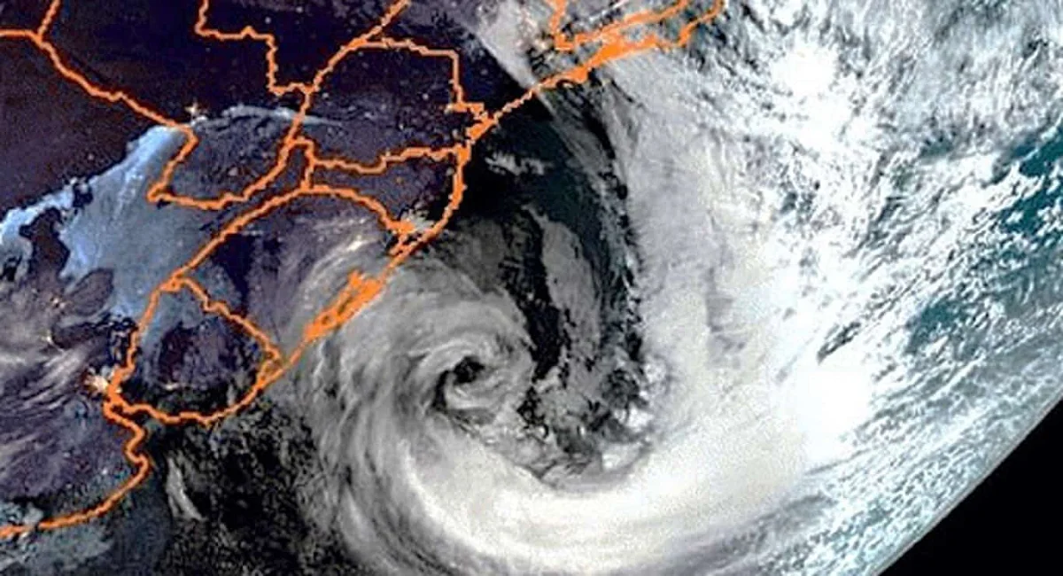 GRANDE ALERTA agora (03/01) de ciclone subtropical nesta região do país acaba de sair