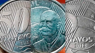 Moedas de 50 centavos raras, antigas e valiosas