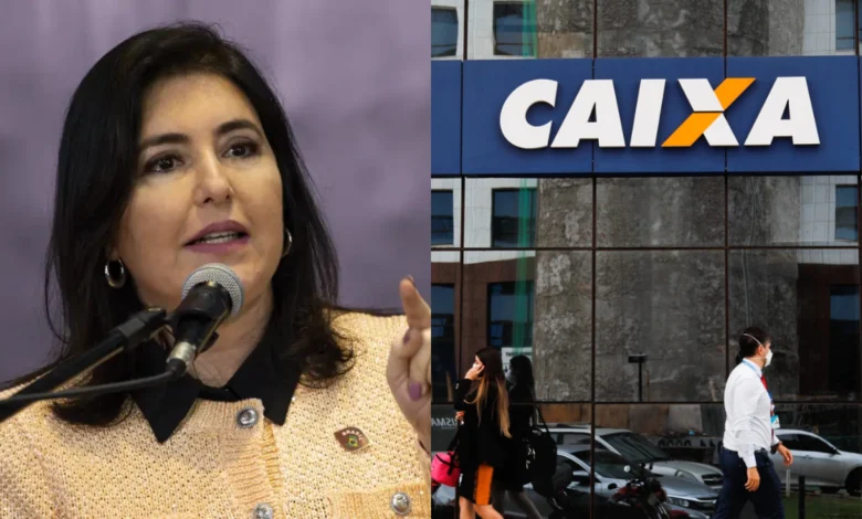 Anúncio de Simone Tebet atinge em cheio poupanças da Caixa com final 0,1,2,3,4,5,6,7,8 e 9