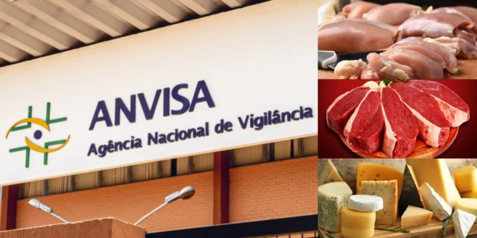 ANVISA, queijo, carne, frango