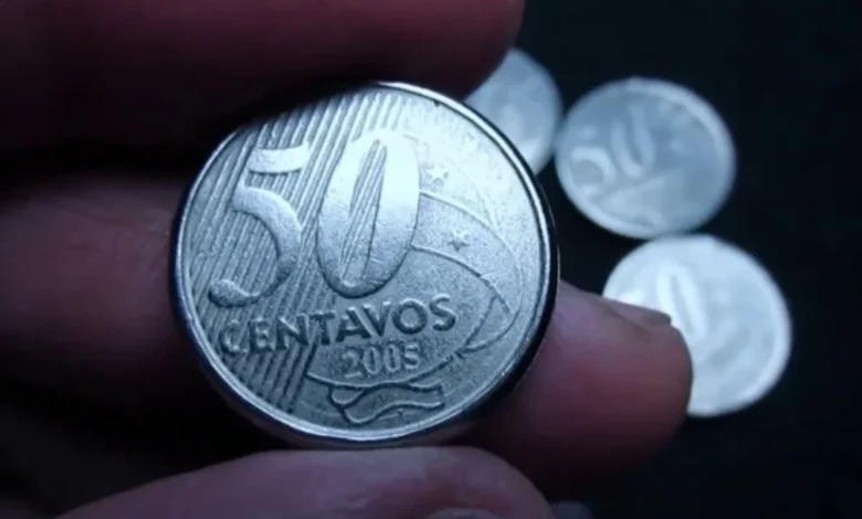 Moeda rara de 50 centavos pode valer até R$2.000,00 no mercado numismático. Saiba como identificá-la!