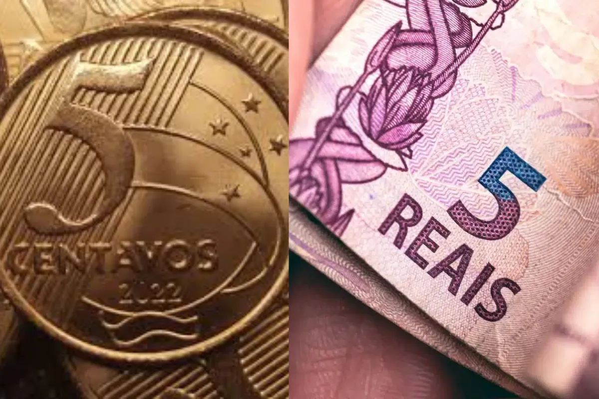 Oportunidade boa para quem tem a moeda de 5 centavos e nota de 5 reais com pagamento acima de R$1.000,00