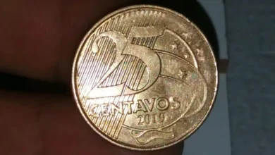 Moedas aparentemente comuns de 25 CENTAVOS podem chegar a R$3.500,00 no mercado de moedas raras