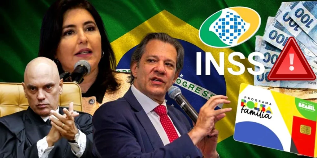 MARTELO BATIDO por Alexandre de Moraes, Tebet e Haddad atingem o INSS, Bolsa Família e salário mínimo hoje (29/07) e choca brasileiros