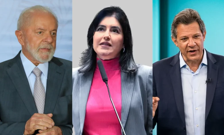 LULA, Haddad e Simone Tebet