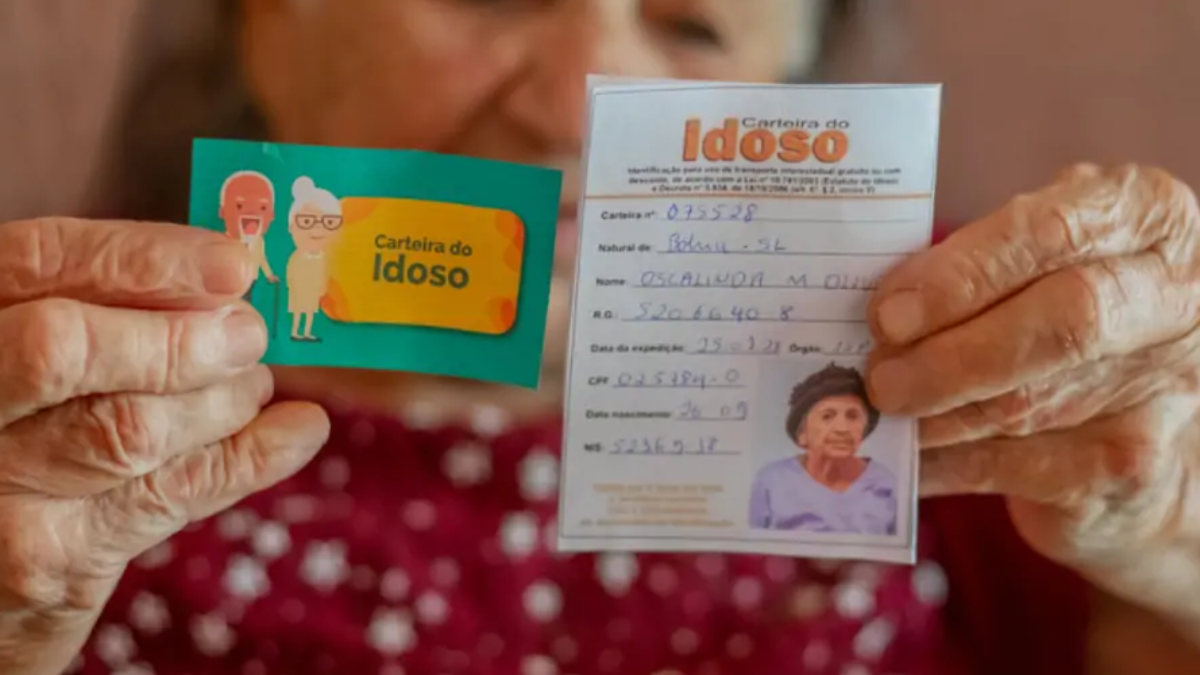 Carteira do Idoso começa 1° lote de emissões em agosto e idosos com mais de 60 anos já podem ter a sua