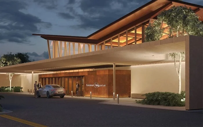 Fachada de como será o Terminal BTG Pactual