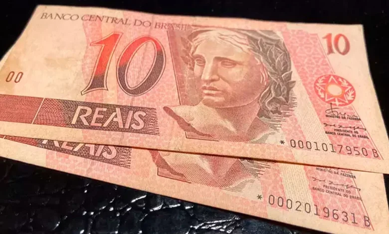 PIX RECHEADO! Cédula rara de 10 reais pode valer até 8x seu valor de estampa