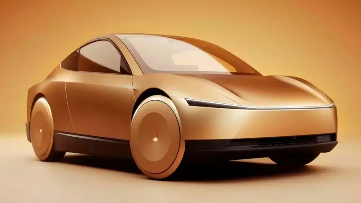 Cybercab, o primeiro robotáxi autônomo de Elon Musk. Foto: Reprodução
