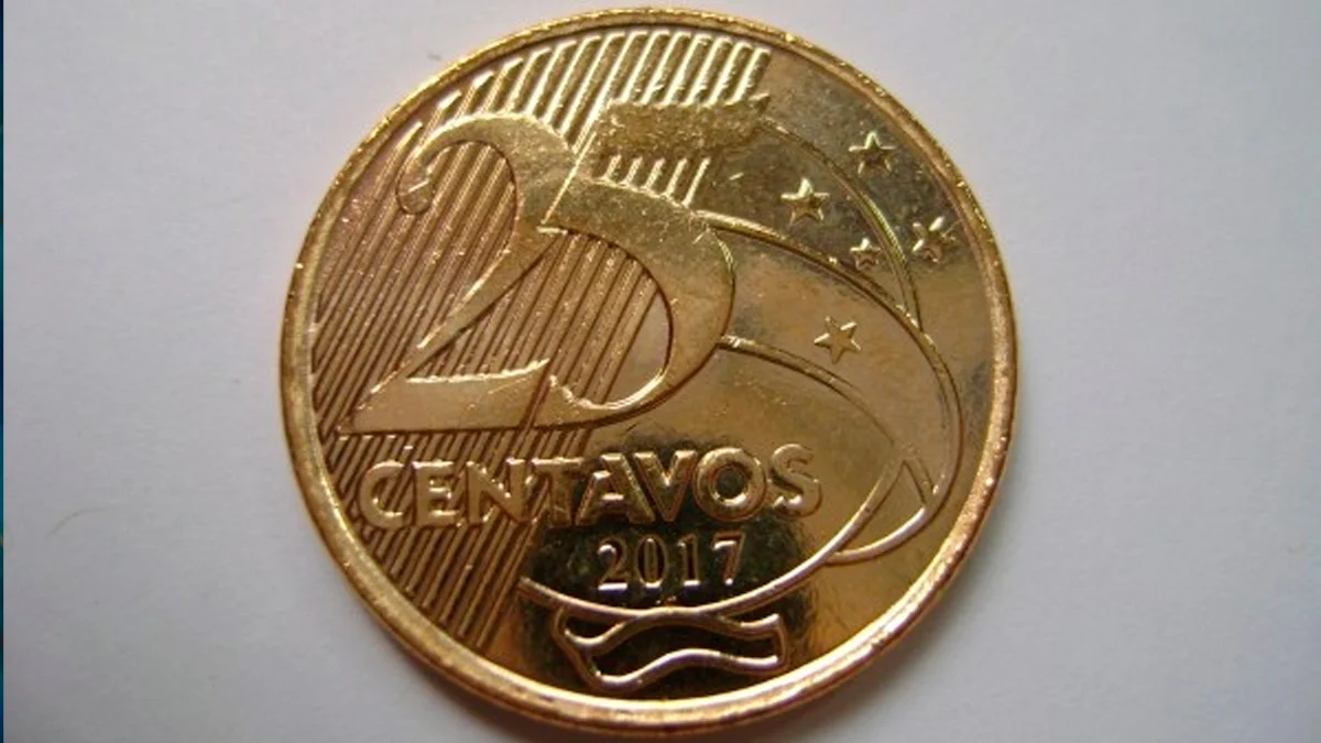 Moedas de 25 e 50 centavos com alto valor entre colecionadores. Foto: Reprodução