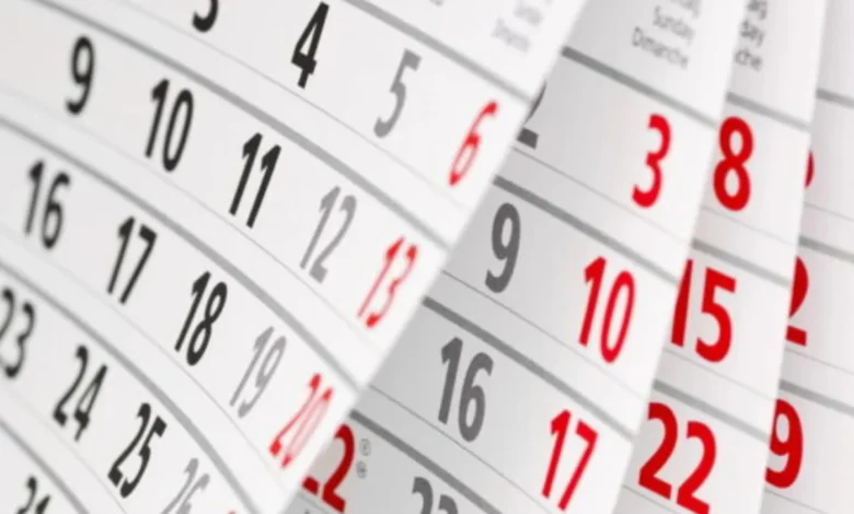 Calendário