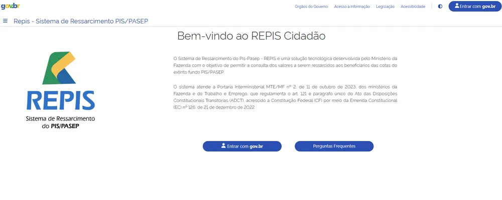 REPIS Cidadão, site lançado pelo Ministério da Fazenda, permite consulta e saque do antigo PIS/Pasep