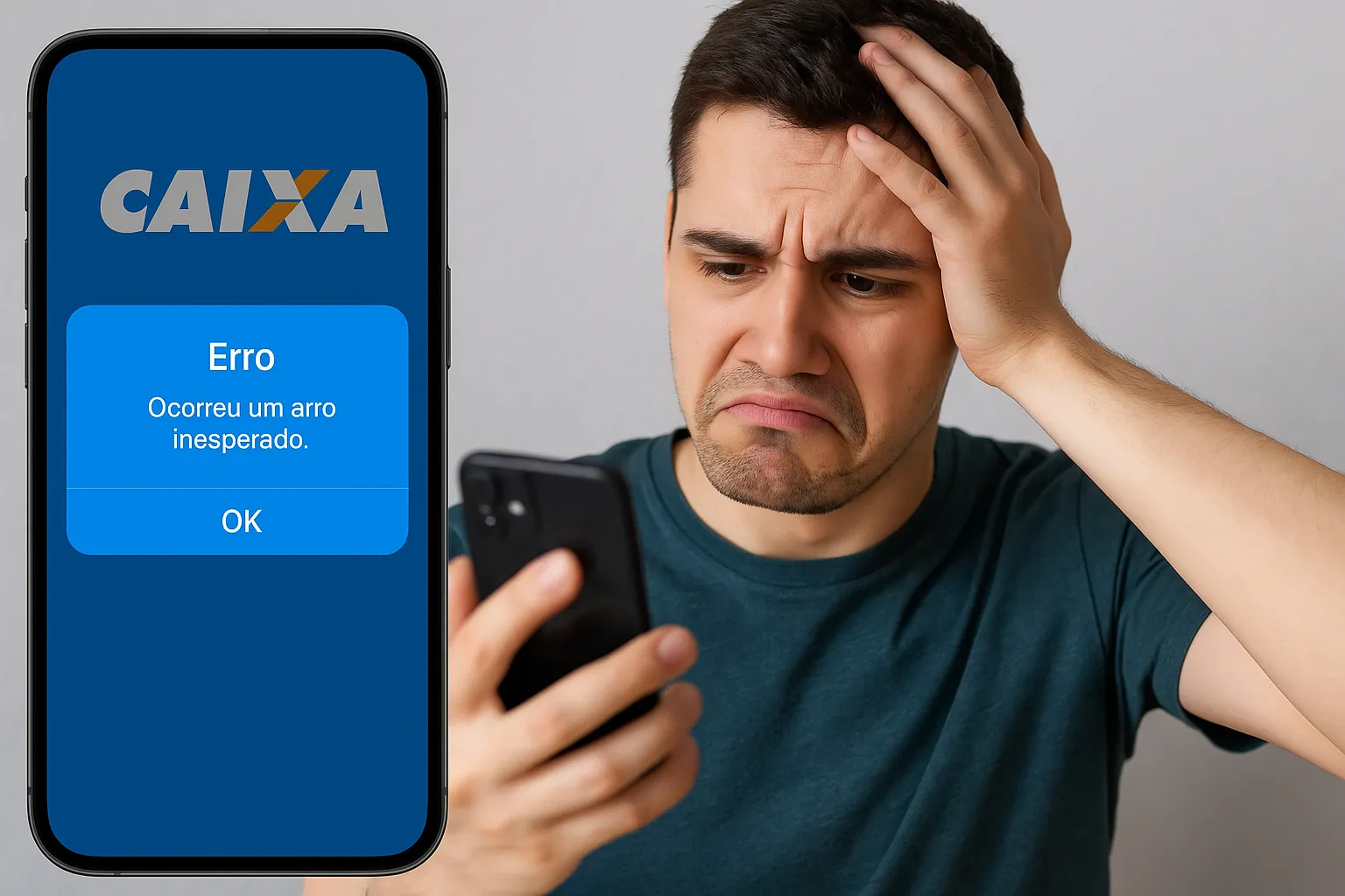 Erro Caixa 20x5: Entenda o que significa no aplicativo