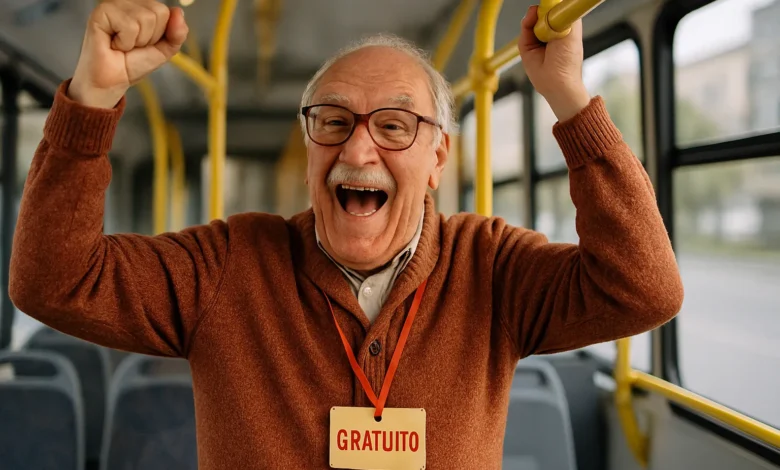 Transporte Gratuito para IDOSOS de 60,61 anos pra cima animam brasileiros em todo o Brasil