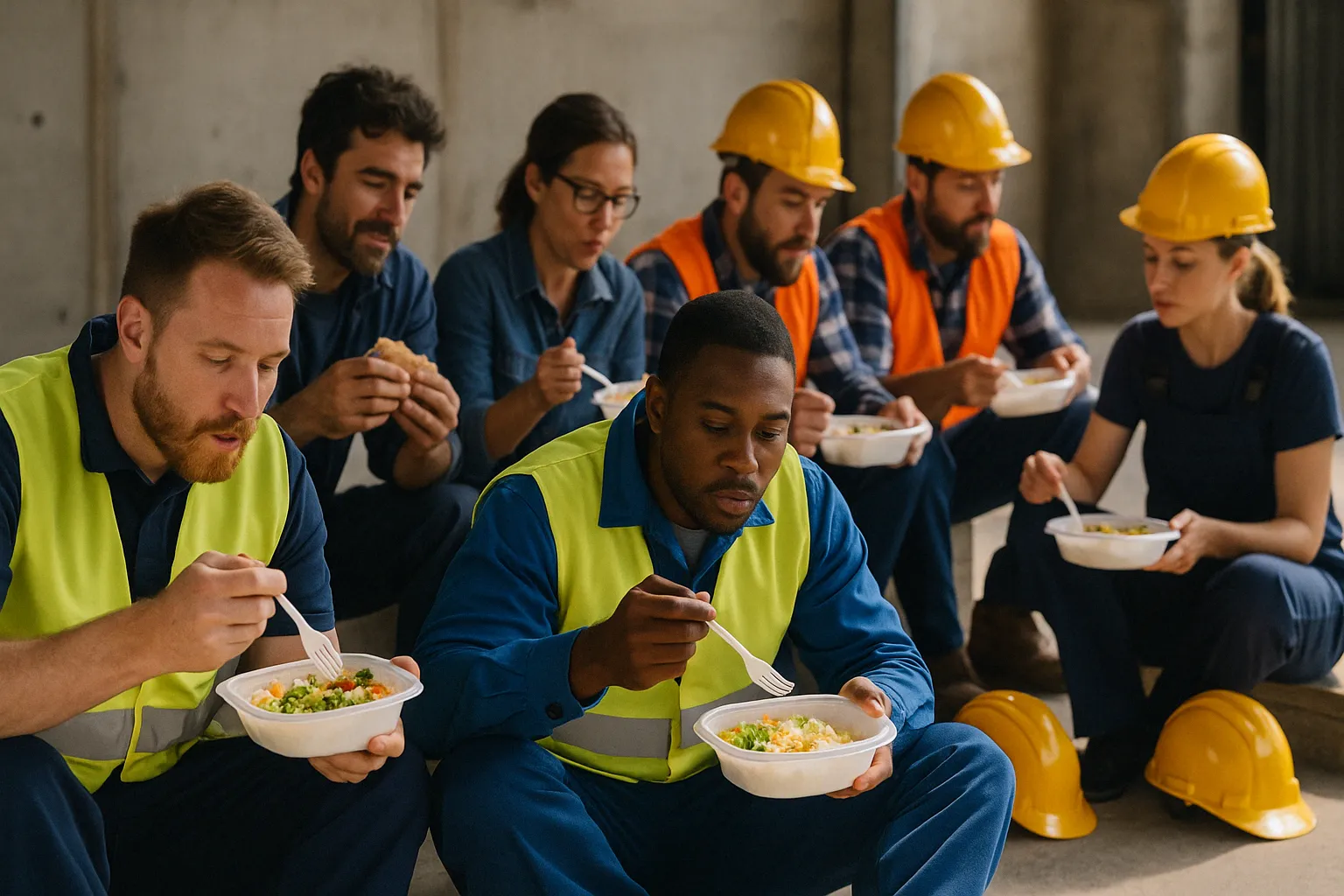 FIM do período de 1h de almoço com nova lei trabalhista em vigor e trabalhadores registrados pulam de alegria