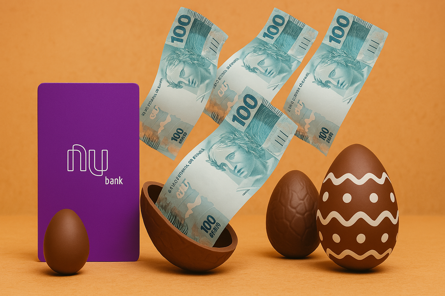 Nubank libera dinheiro neste mês de abril antes da Páscoa com pagamento da 1º parcela somente no inverno de Julho