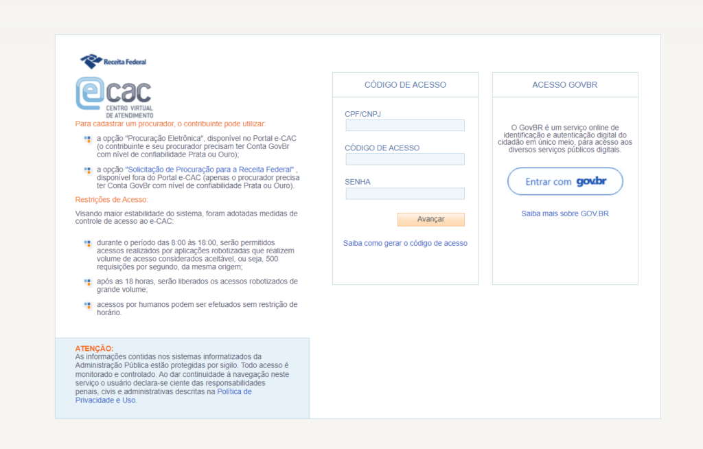 Portal-Ecac da Receita Federal e entrega do Imposto de Renda 2025