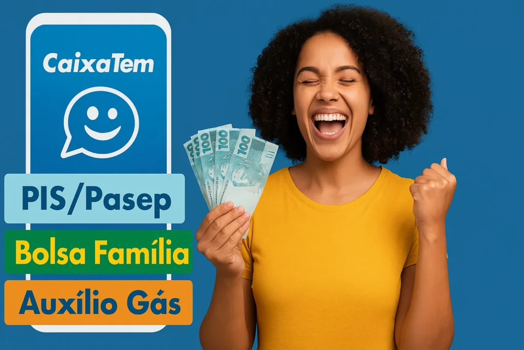 Caixa Tem faz 3 pagamentos em abril de 2025: Bolsa Família, Auxílio-Gás e PIS/PASEP.