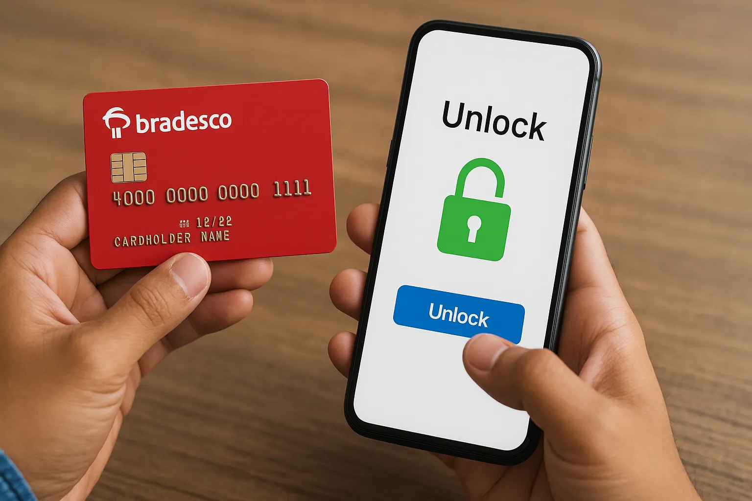 Como desbloquear cartão Bradesco de débito e crédito em 2025?