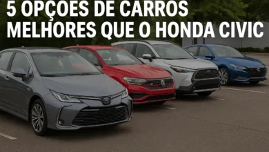 5 opções de carros melhores que o Honda Civic no Brasil hoje em dia