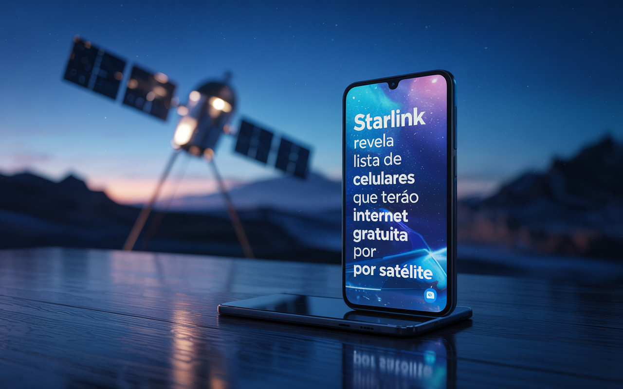 Starlink revela lista de celulares que terão internet gratuita a partir desta quinta (31/07)