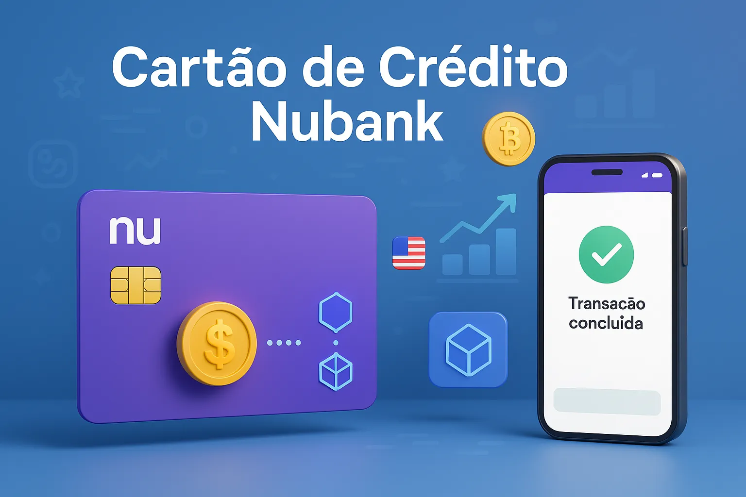 Nubank prepara programa para permitir pagamentos com stablecoins atreladas ao dólar em cartões de crédito, integrando criptomoedas ao sistema bancário tradicional