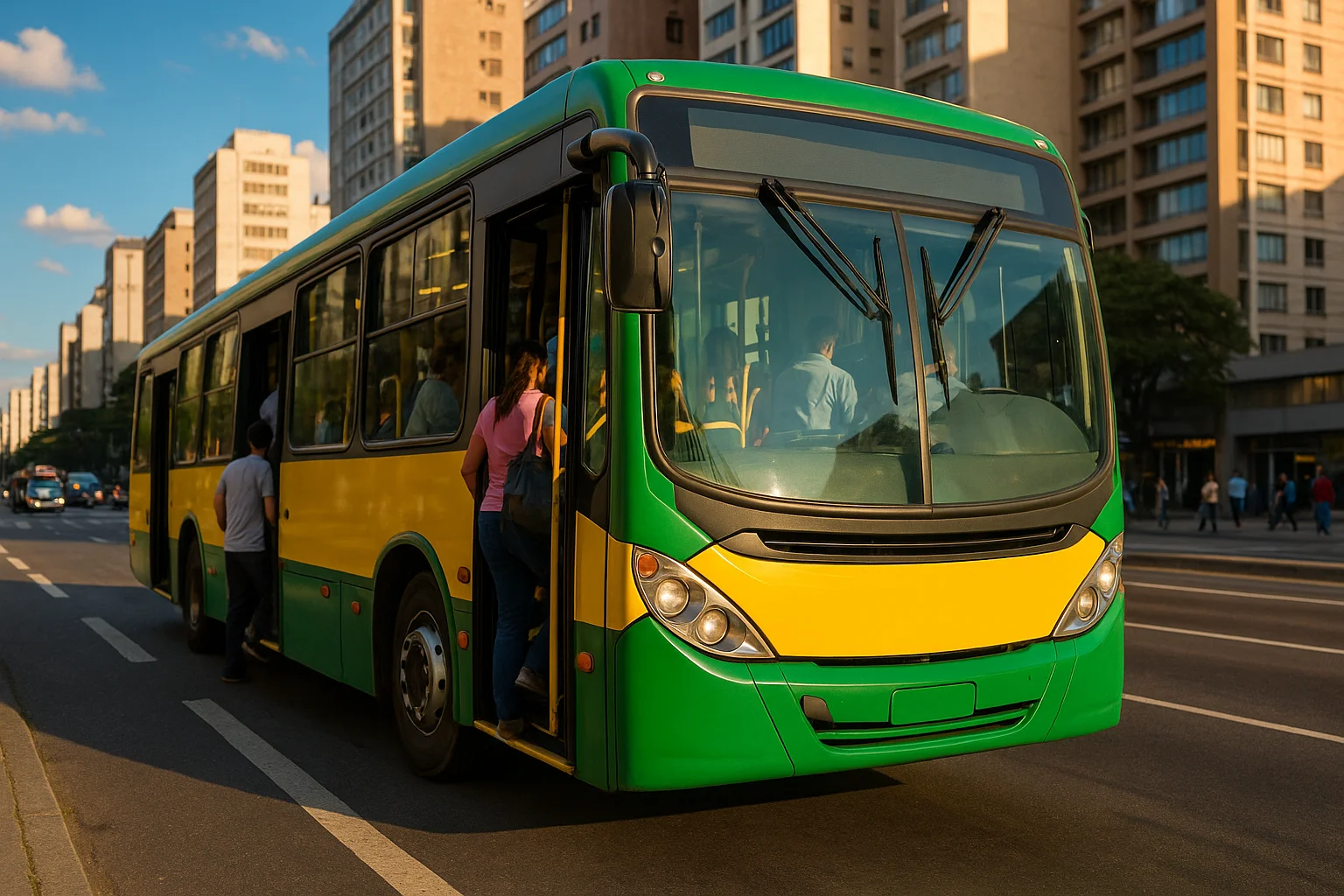 Brasileiros ficaram chocados ao descobrir a verdadeira razão por trás da cor verde e amarela dos ônibus urbanos e como isso revela um detalhe curioso sobre a história do transporte público no país