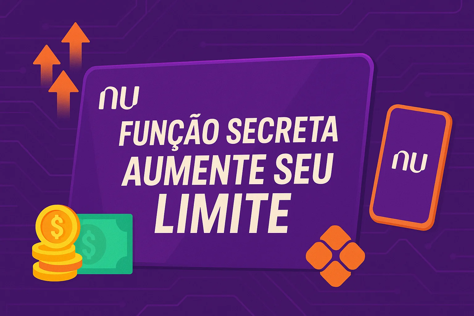 Brasileiros ficam surpresos ao descobrir função escondida no aplicativo do Nubank que pode aumentar seu limite sem pedir nada ao banco