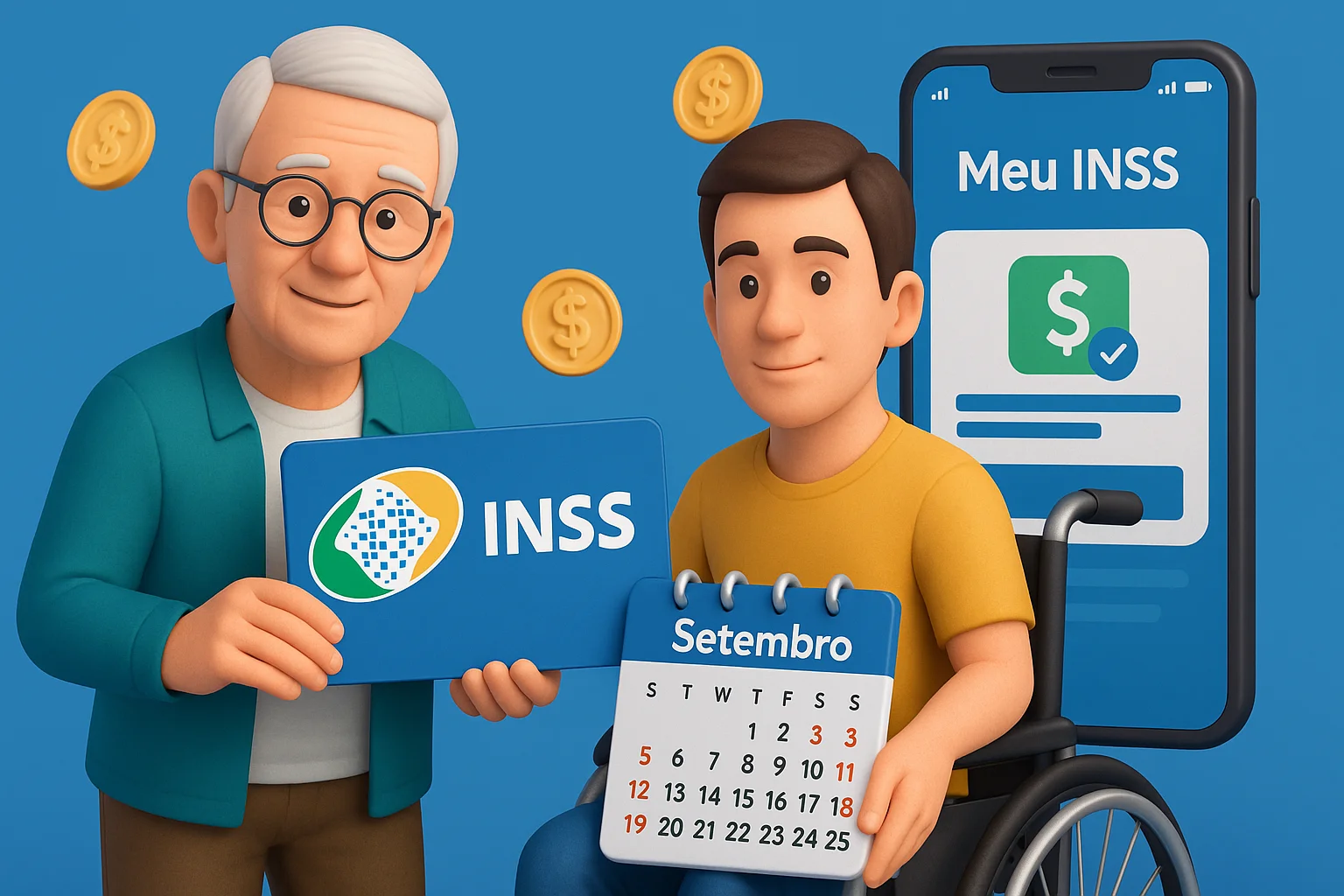 O INSS divulgou o calendário do BPC/LOAS para setembro de 2025. Confira as datas de pagamento, quem tem direito, como consultar no Meu INSS e os principais motivos para suspensão do benefício.