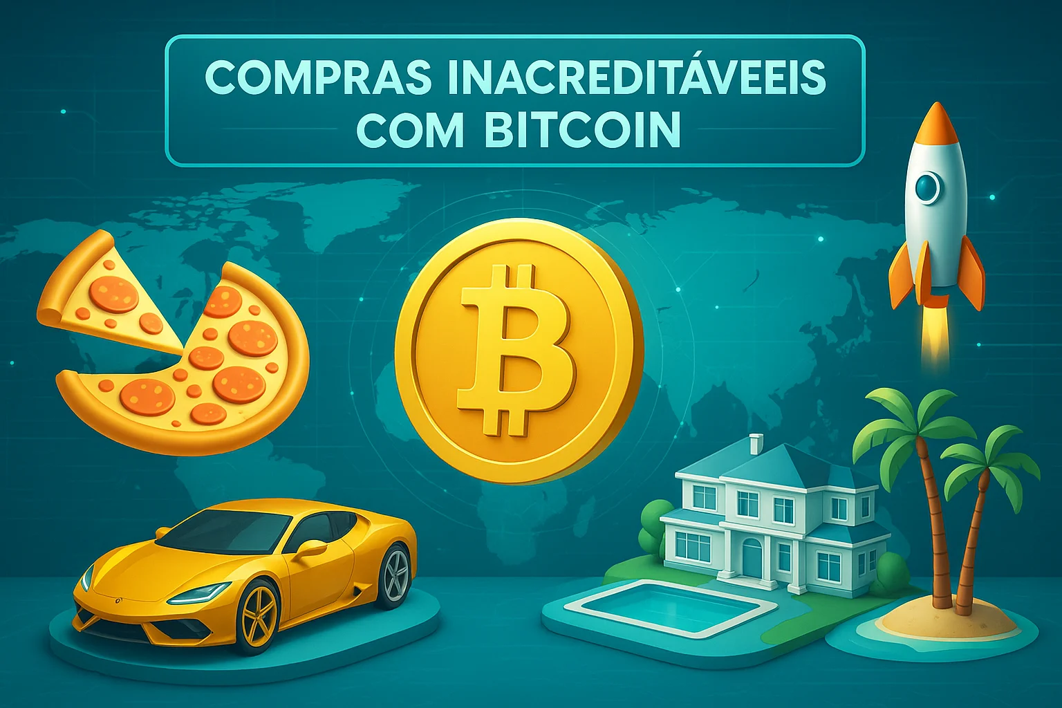 5 coisas inacreditáveis que já foram compradas com Bitcoins e que vão te deixar de boca aberta