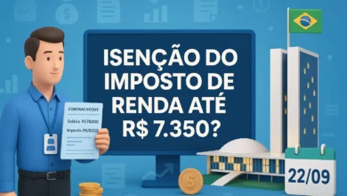 Isenção do Imposto de Renda para quem ganha até R$ 7.350. Entenda os bastidores e o que está em jogo.