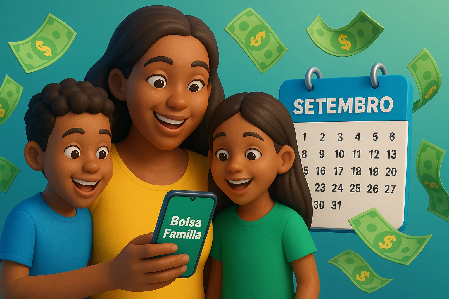 Bolsa Família libera pagamentos de setembro a partir desta quarta (17): confira calendário, valores, antecipações e quem tem direito ao benefício neste mês