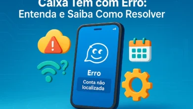 O aplicativo Caixa Tem voltou a apresentar falhas como “conta não localizada” e instabilidade no login. Descubra por que isso acontece, como resolver e quando procurar ajuda para não ficar sem acesso aos benefícios.