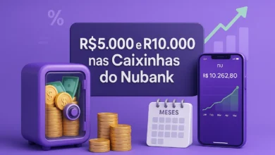 R$ 5.000 ou R$ 10.000 nas Caixinhas do Nubank