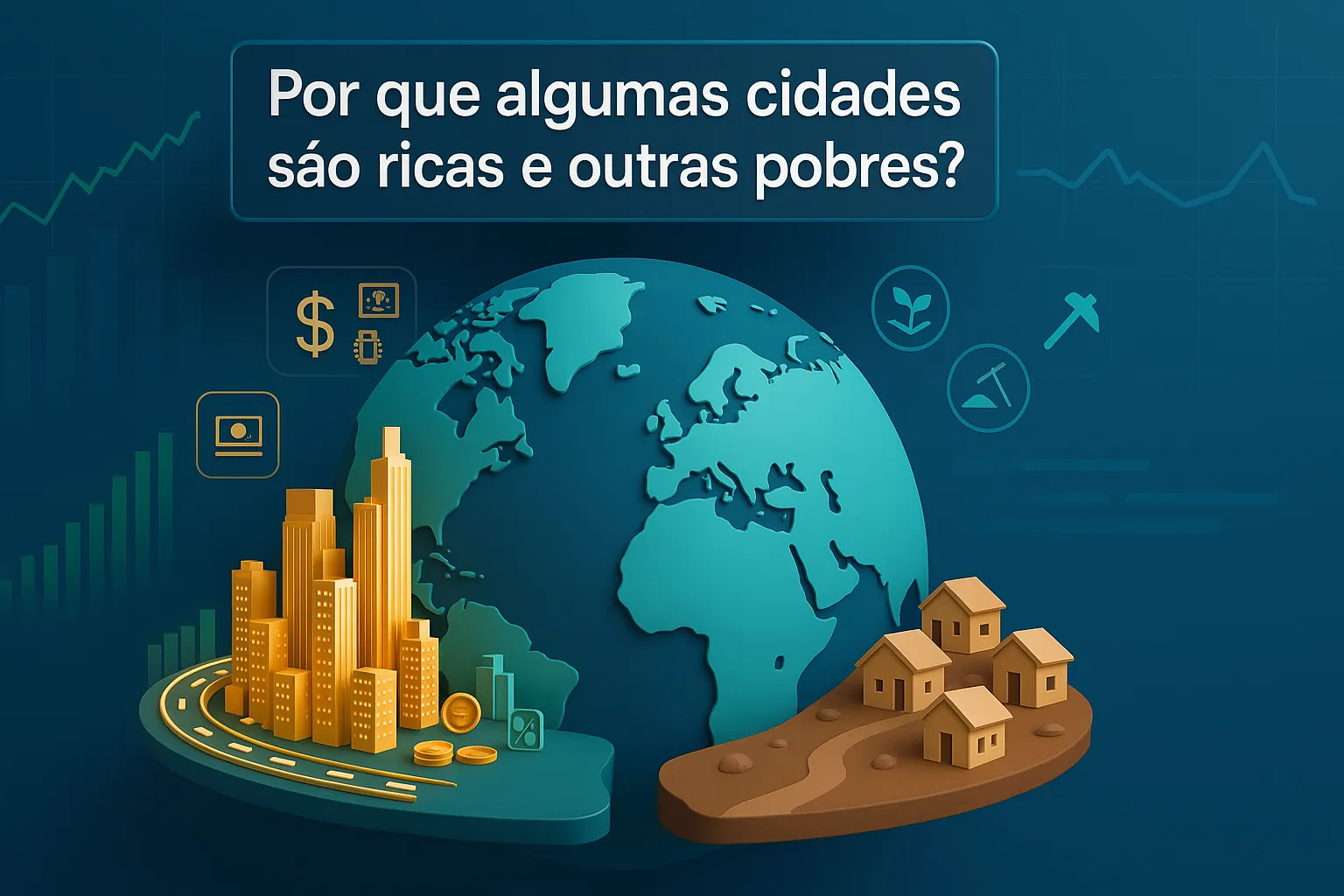 Entenda, de forma leve e divertida, por que algumas cidades do mundo são extremamente ricas e desenvolvidas, enquanto outras enfrentam pobreza extrema. Descubra fatores históricos, econômicos, culturais e até geográficos que explicam essa desigualdade impressionante.