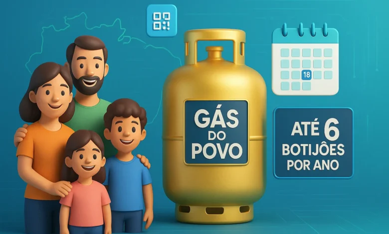 Gás do Povo vai entregar 3, 4 a até 6 botijões grátis por ano direto para brasileiros cadastrados