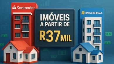 Santander e Banco do Brasil liberam imóveis a partir de R$37 mil