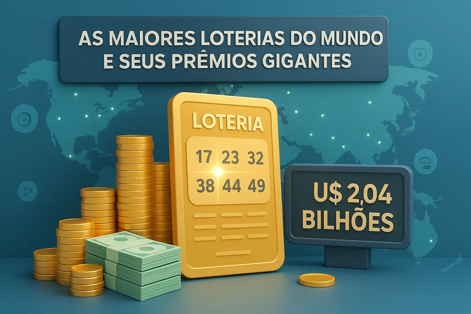 As maiores loterias do mundo e os prêmios mais impressionantes que já mudaram a vida de milhões de pessoas de forma inacreditável