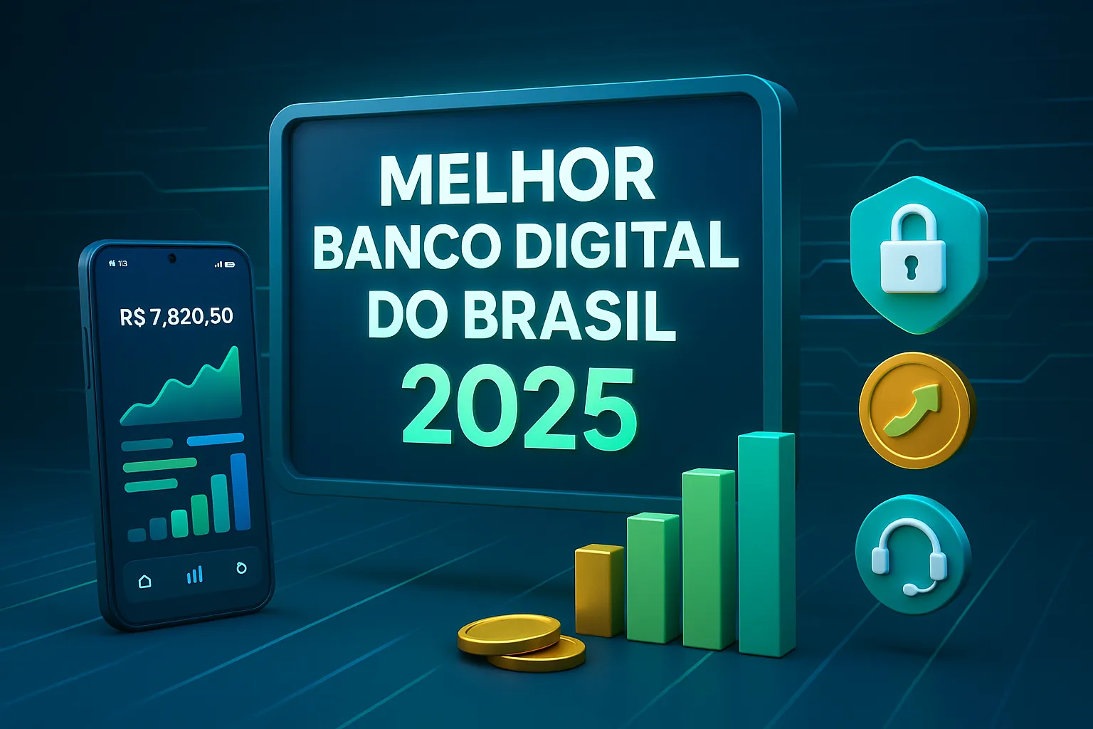 Nubank? Inter? Pagbank? O melhor banco digital do Brasil em 2025 foi revelado e ranking que surpreendeu até os clientes mais fiéis e mostrou quem realmente lidera a corrida das fintechs no país
