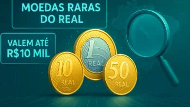Descubra as 3 moedas brasileiras que podem valer até R$10 mil no mercado de colecionadores. Veja quais são, por que são raras e como vender por um bom preço.