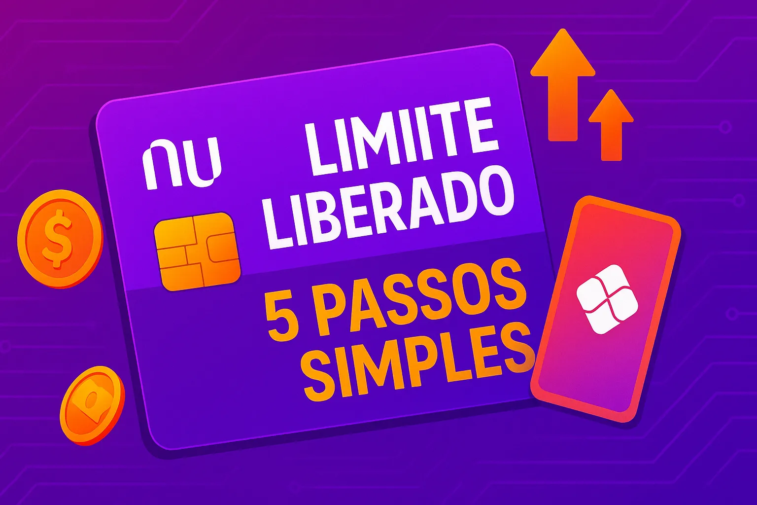 Descubra os 5 passos simples e rápidos para aumentar o limite do cartão Nubank em 2025. Saiba como desbloquear mais crédito e conquistar novos benefícios sem complicação