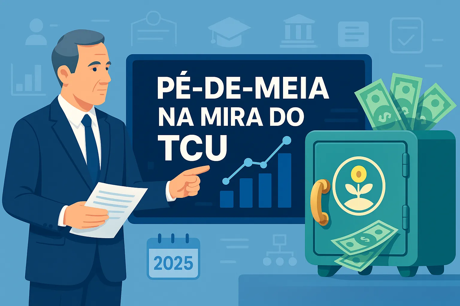 TCU investiga supostas irregularidades no programa Pé-de-Meia, criado para combater a evasão escolar