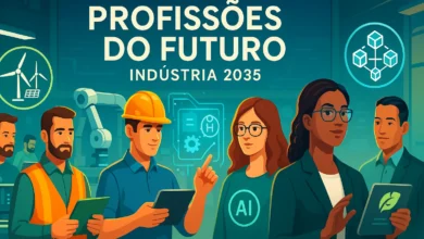 Profissões que vão bombar até 2035 na indústria: estudo revela 16 carreiras do futuro e as tecnologias que vão transformar tudo