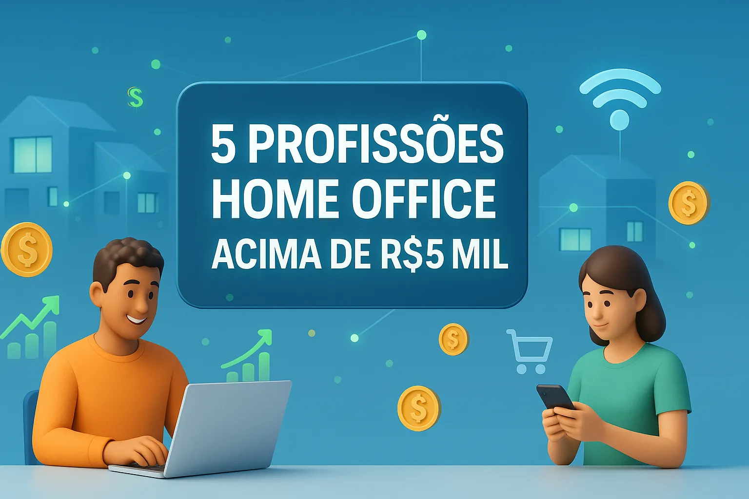 5 profissões home office que superam os R$5 mil mensais