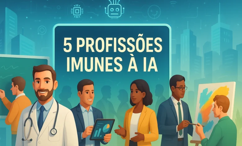 As 5 profissões que a Inteligência Artificial não consegue substituir e podem te dar muito dinheiro