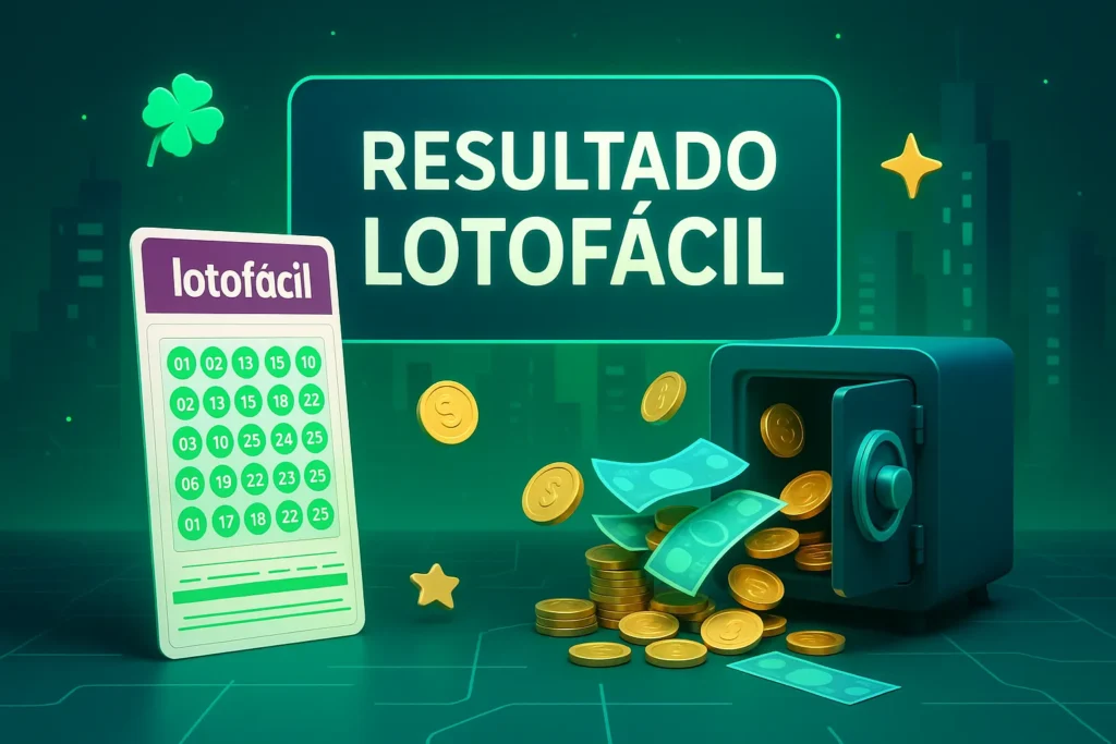 Confira o resultado da Lotofácil de hoje